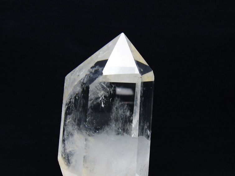 水晶 六角柱 水晶 ポイント 台座付属 一点物 152-3789