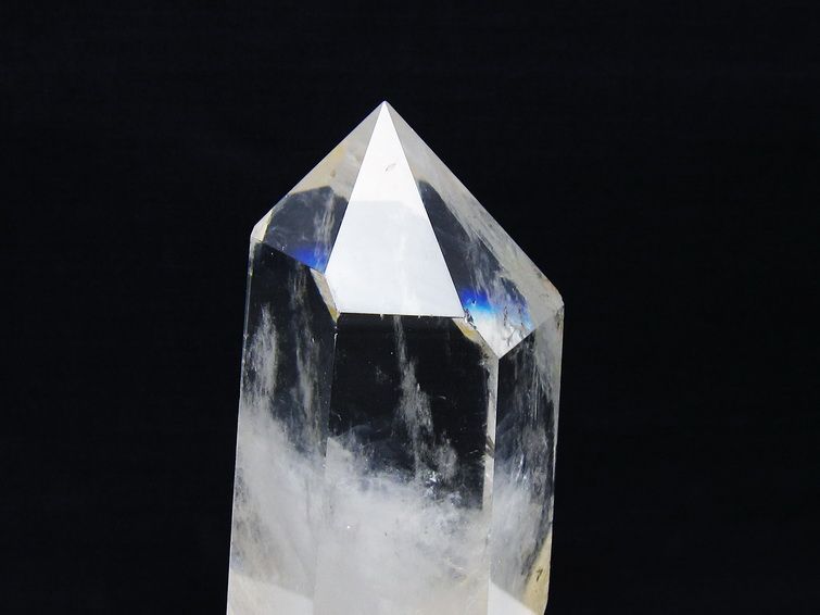 水晶 六角柱 水晶 ポイント 台座付属 一点物 152-3789