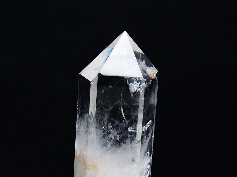 水晶 六角柱 水晶 ポイント 台座付属 一点物 152-3794