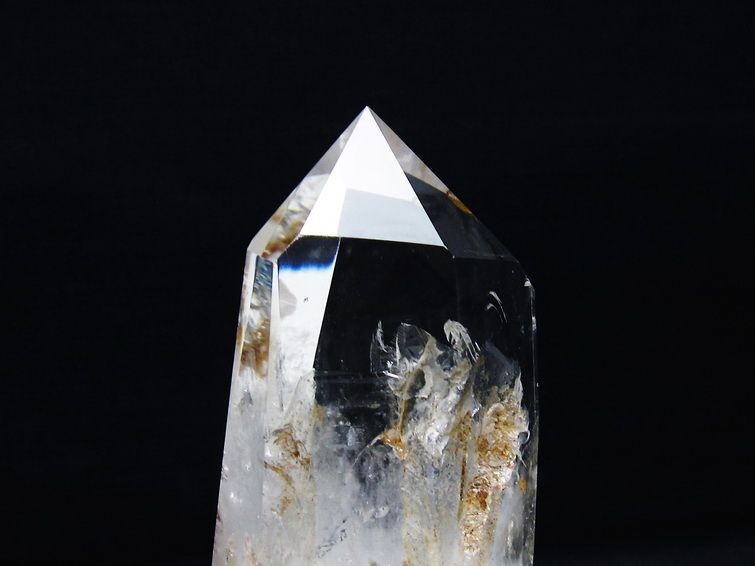 水晶 六角柱 水晶 ポイント 台座付属 一点物 152-3800