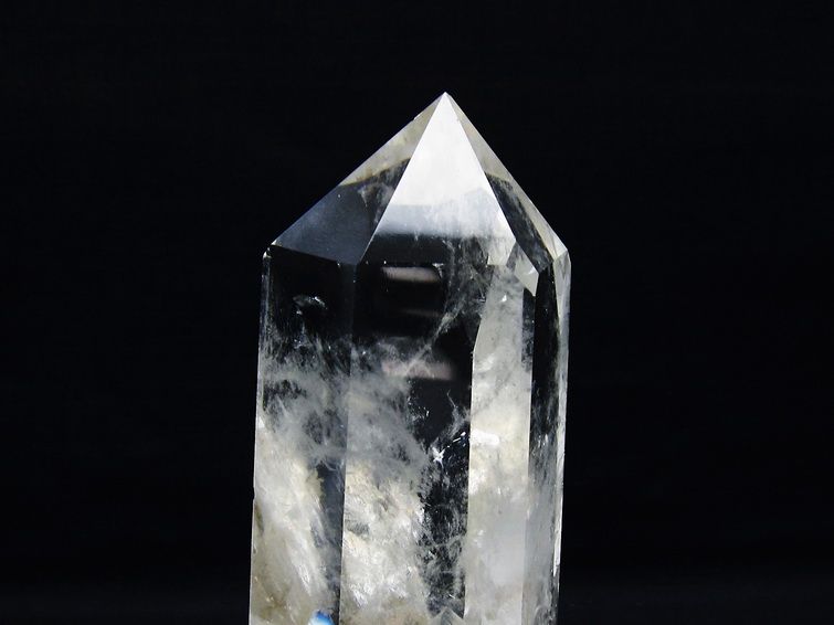 水晶 六角柱 水晶 ポイント 台座付属 一点物 152-3802