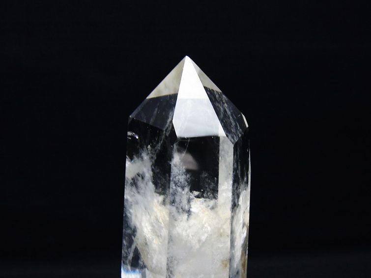 水晶 六角柱 水晶 ポイント 台座付属 一点物 152-3802