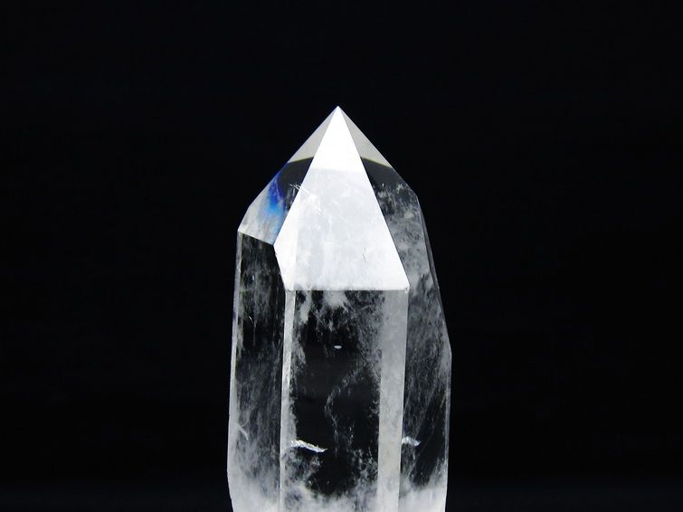 水晶 六角柱 水晶 ポイント 台座付属 一点物 152-3803