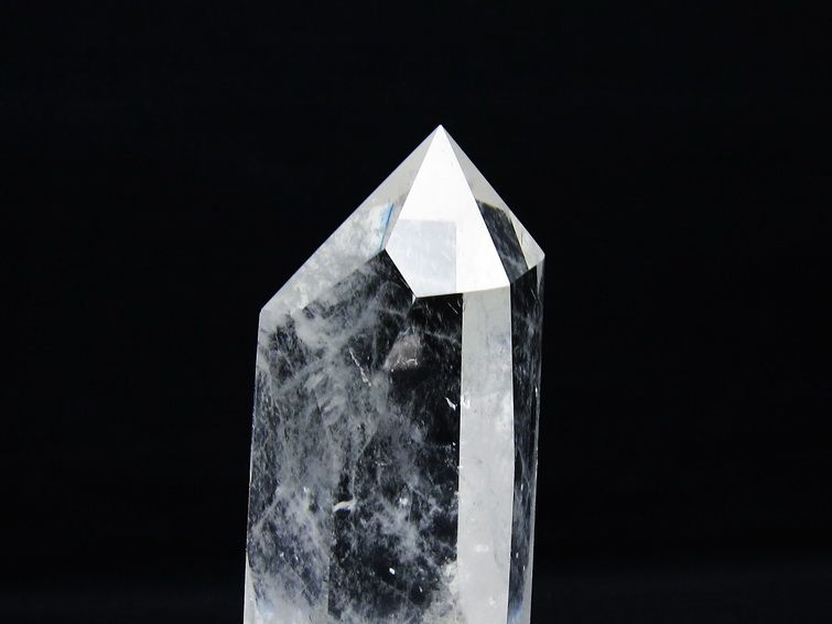 水晶 六角柱 水晶 ポイント 台座付属 一点物 152-3803