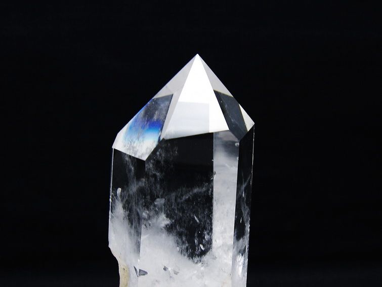 水晶 六角柱 水晶 ポイント 台座付属 一点物 152-3805