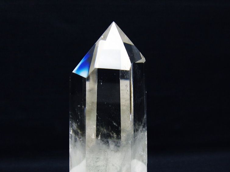 水晶 六角柱 水晶 ポイント 台座付属 一点物 152-3806
