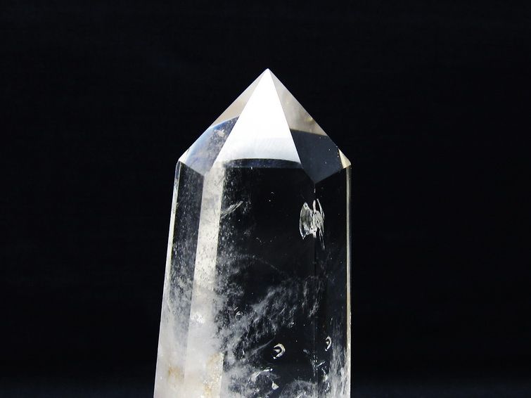 水晶 六角柱 水晶 ポイント 台座付属 一点物 152-3813