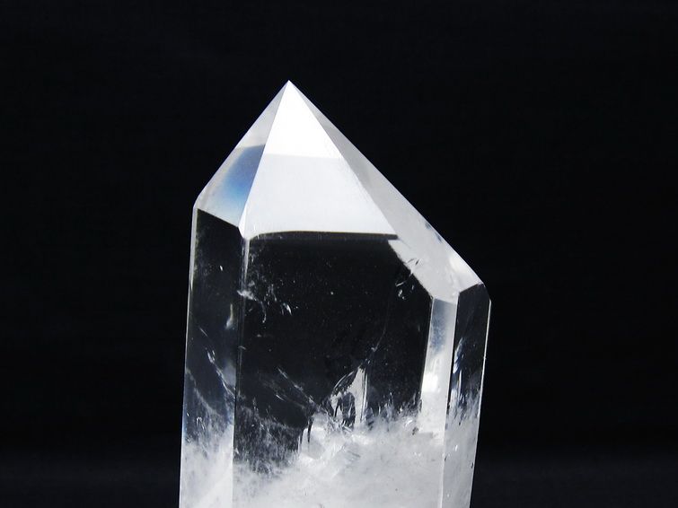 水晶 六角柱 水晶 ポイント 台座付属 一点物 152-3814