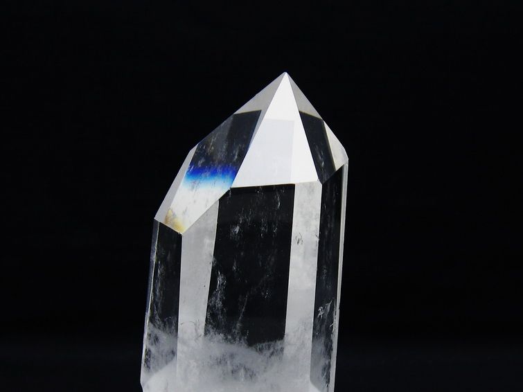 水晶 六角柱 水晶 ポイント 台座付属 一点物 152-3819