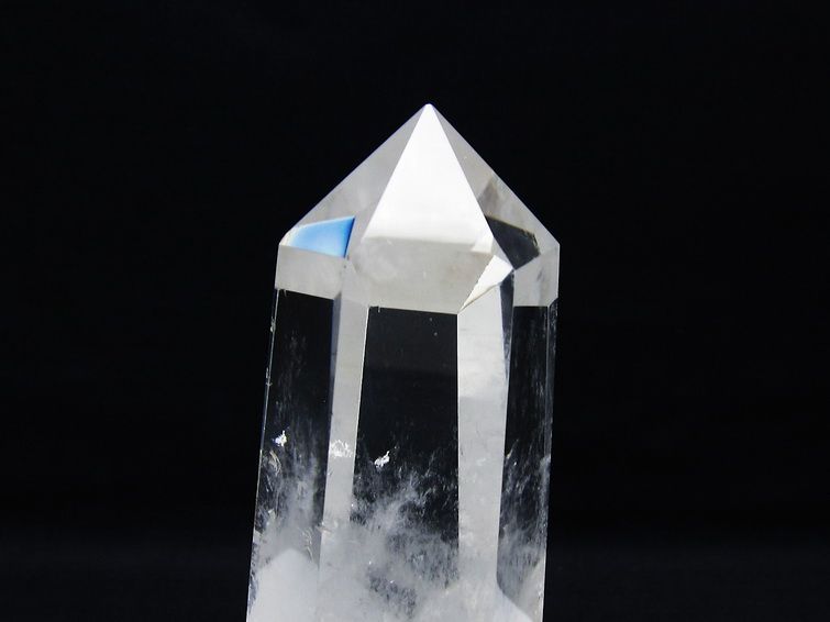 水晶 六角柱 水晶 ポイント 台座付属 一点物 152-3819