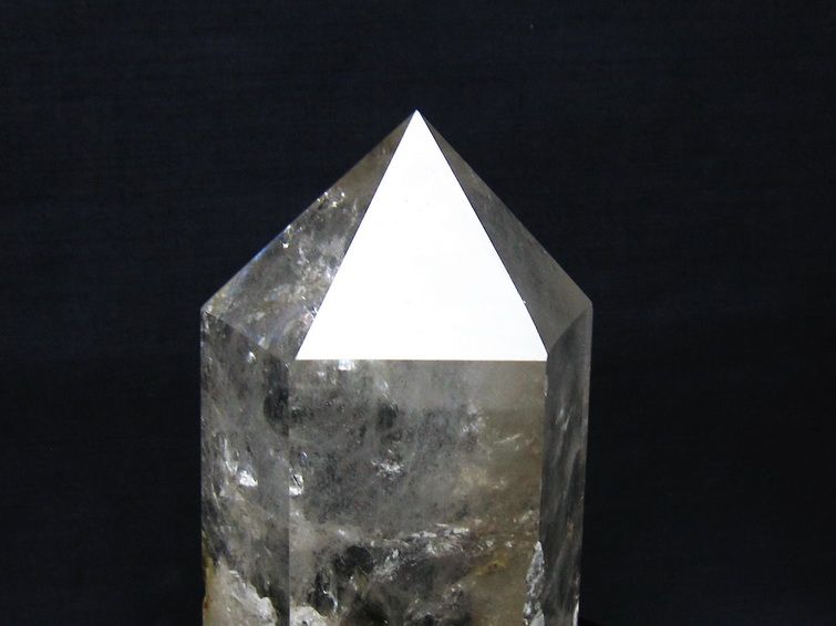 1.2Kg グリーンファントム 六角柱 台座付属 一点物 152-3879