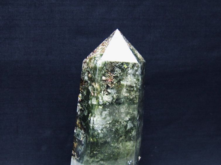 ガーデンクォーツ 六角柱 台座付属 一点物 152-3907