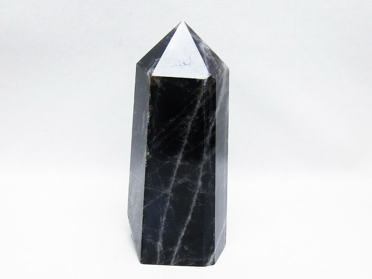 モリオン ポイント  黒水晶 六角柱 一点物 152-3939