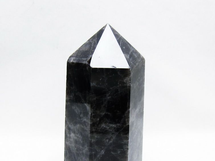モリオン ポイント  黒水晶 六角柱 一点物 152-3940