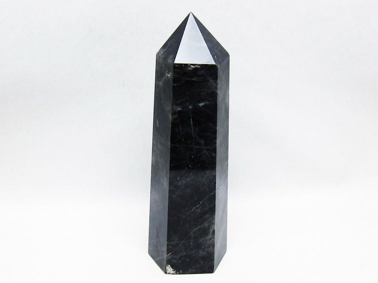 モリオン ポイント  黒水晶 六角柱 一点物 152-3941