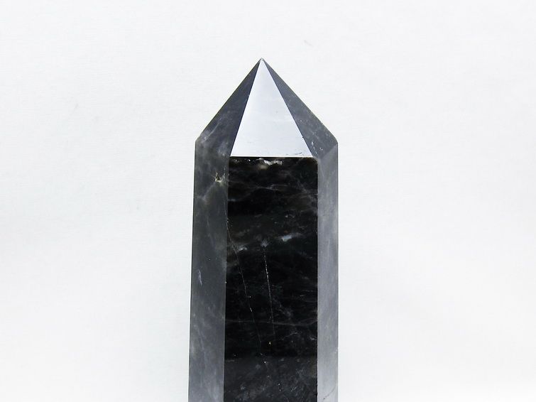モリオン ポイント  黒水晶 六角柱 一点物 152-3941