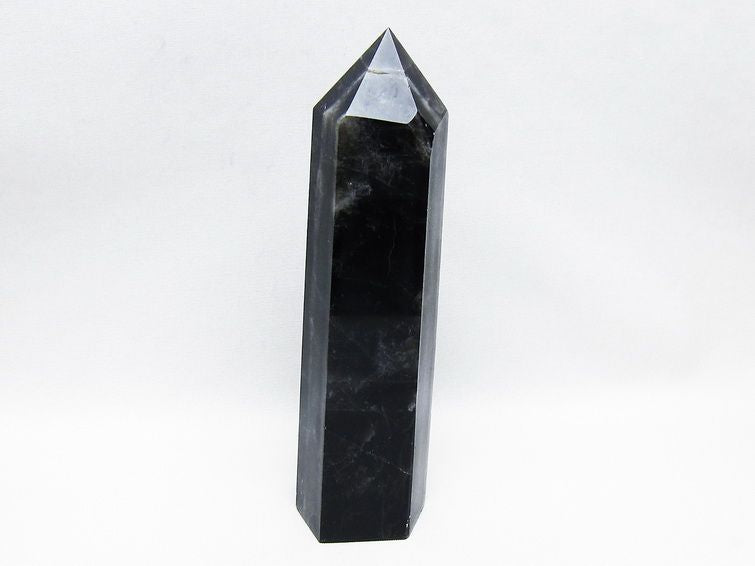モリオン ポイント  黒水晶 六角柱 一点物 152-3942