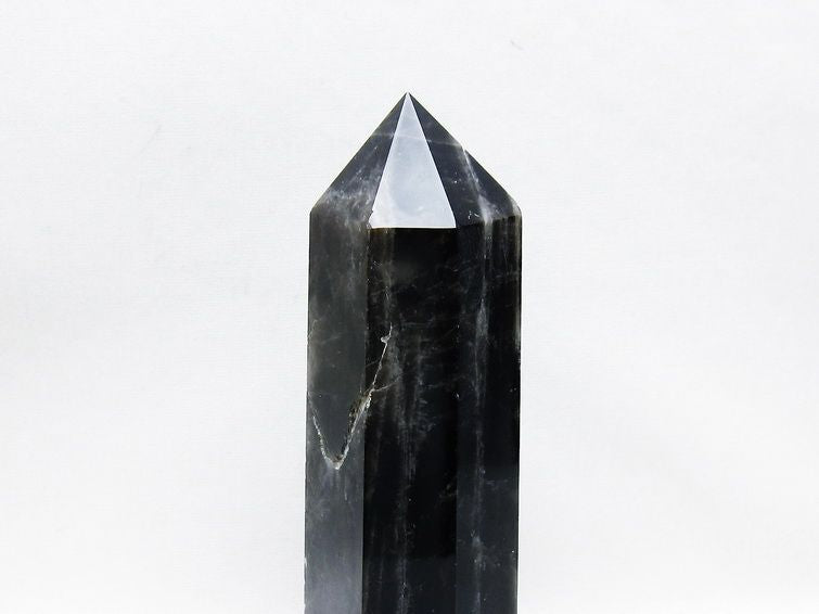 モリオン ポイント  黒水晶 六角柱 一点物 152-3942
