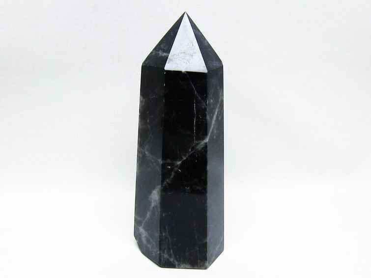 モリオン ポイント  黒水晶 六角柱 一点物 152-3944