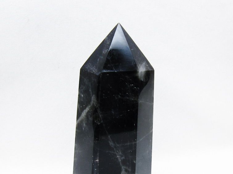 モリオン ポイント  黒水晶 六角柱 一点物 152-3944