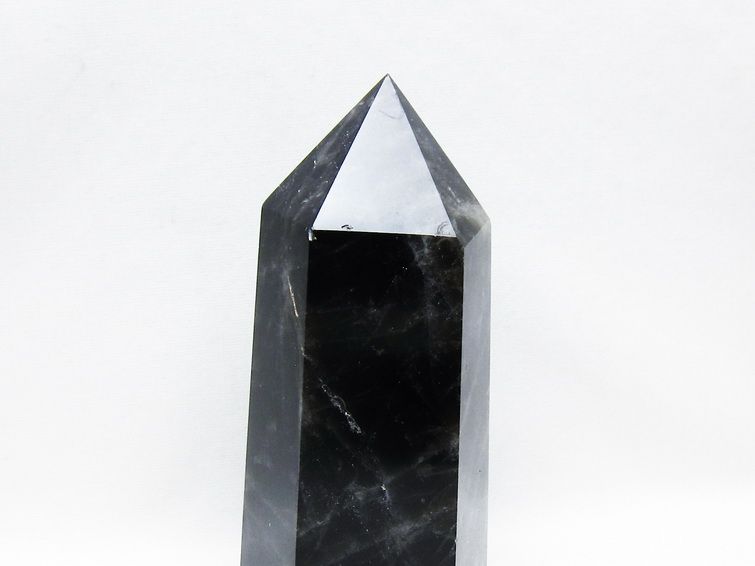 モリオン ポイント  黒水晶 六角柱 一点物 152-3947