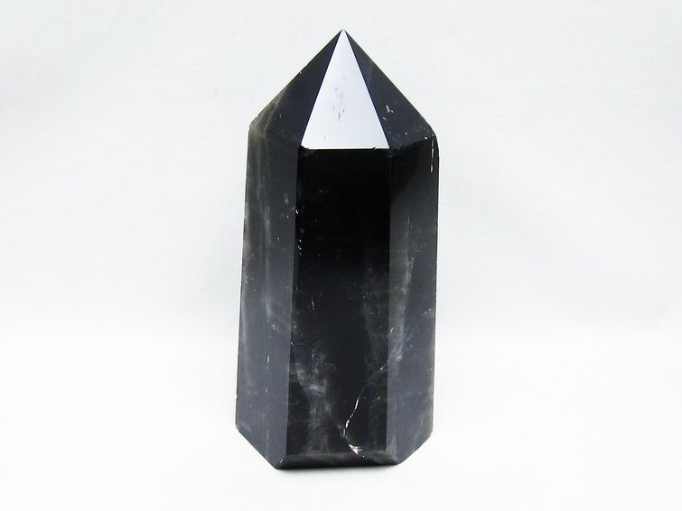 モリオン ポイント  黒水晶 六角柱 一点物 152-3948