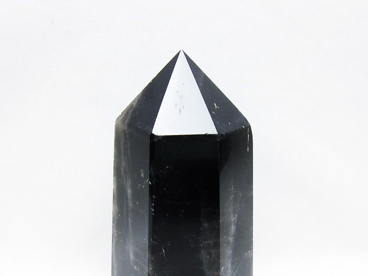 モリオン ポイント  黒水晶 六角柱 一点物 152-3948