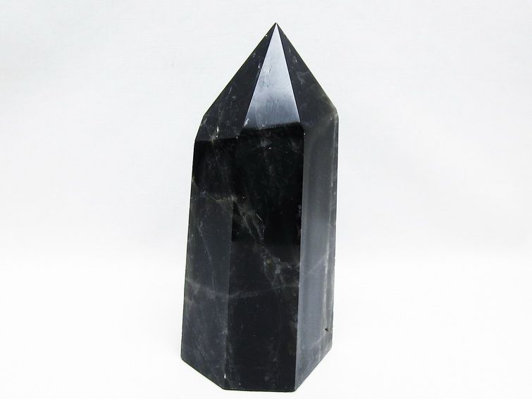 モリオン ポイント  黒水晶 六角柱 一点物 152-3949