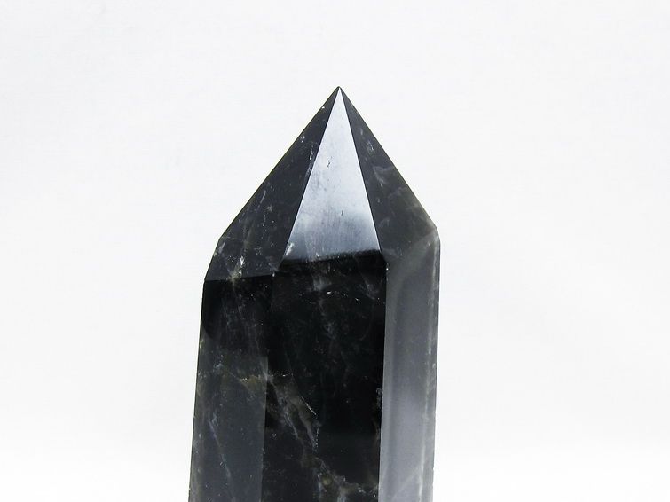 モリオン ポイント  黒水晶 六角柱 一点物 152-3949