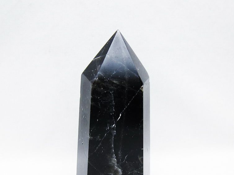 モリオン ポイント  黒水晶 六角柱 一点物 152-3950