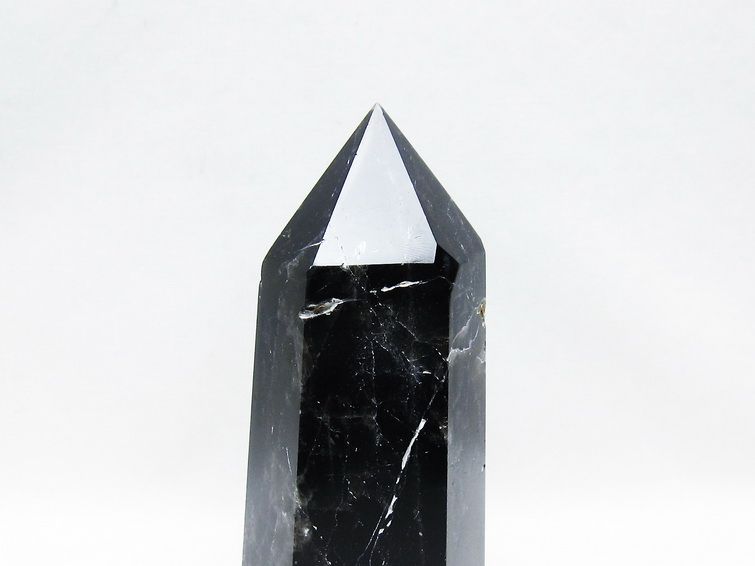 モリオン ポイント  黒水晶 六角柱 一点物 152-3950