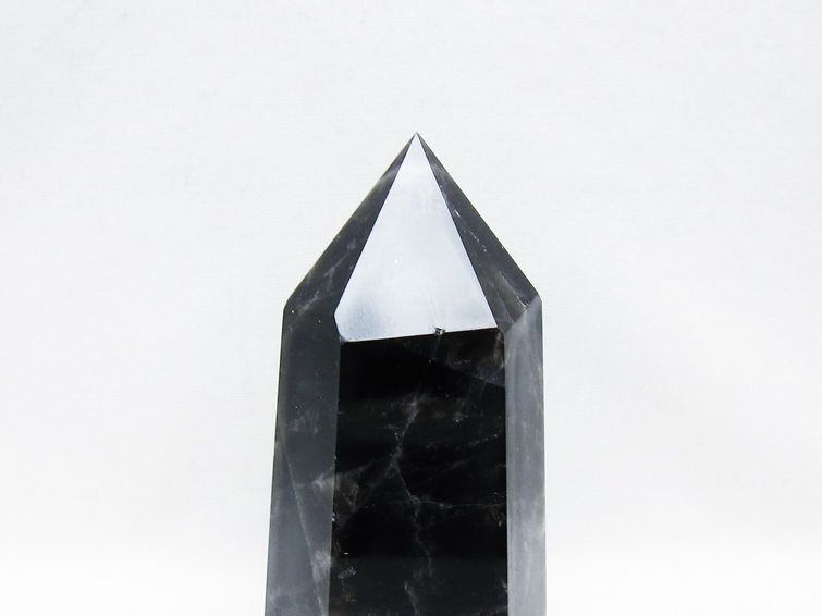 モリオン ポイント  黒水晶 六角柱 一点物 152-3951