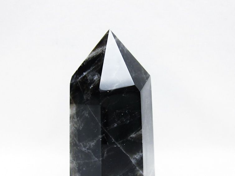 モリオン ポイント  黒水晶 六角柱 一点物 152-3951
