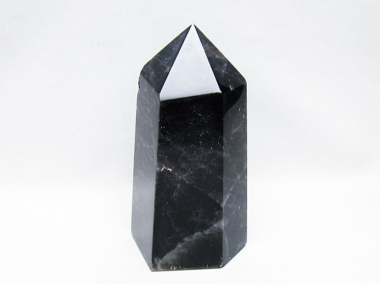モリオン ポイント  黒水晶 六角柱 一点物 152-3952