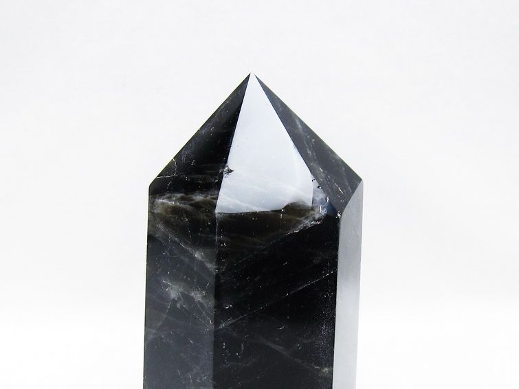モリオン ポイント  黒水晶 六角柱 一点物 152-3953