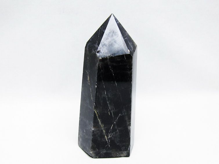 モリオン ポイント  黒水晶 六角柱 一点物 152-3955