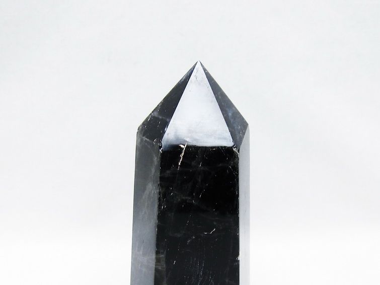 モリオン ポイント  黒水晶 六角柱 一点物 152-3955