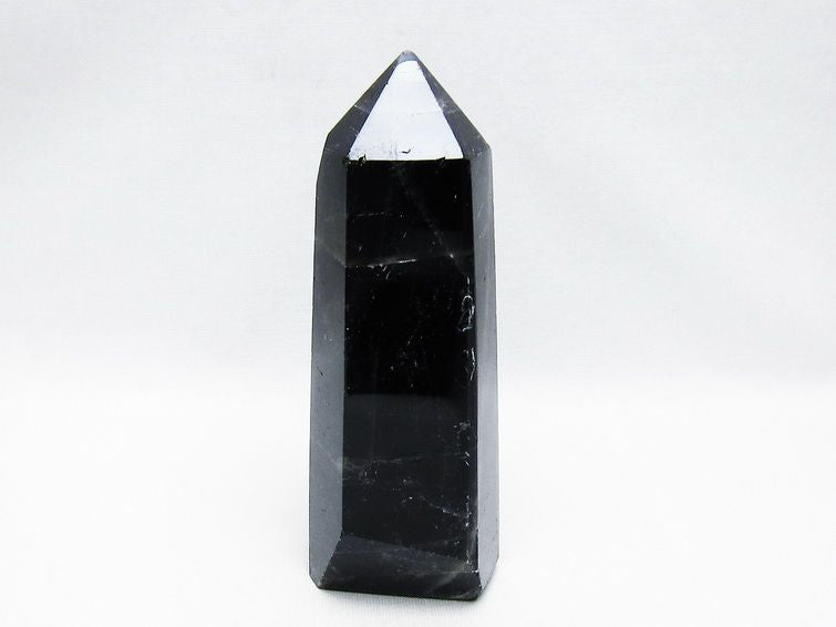 モリオン ポイント  黒水晶 六角柱 一点物 152-3956