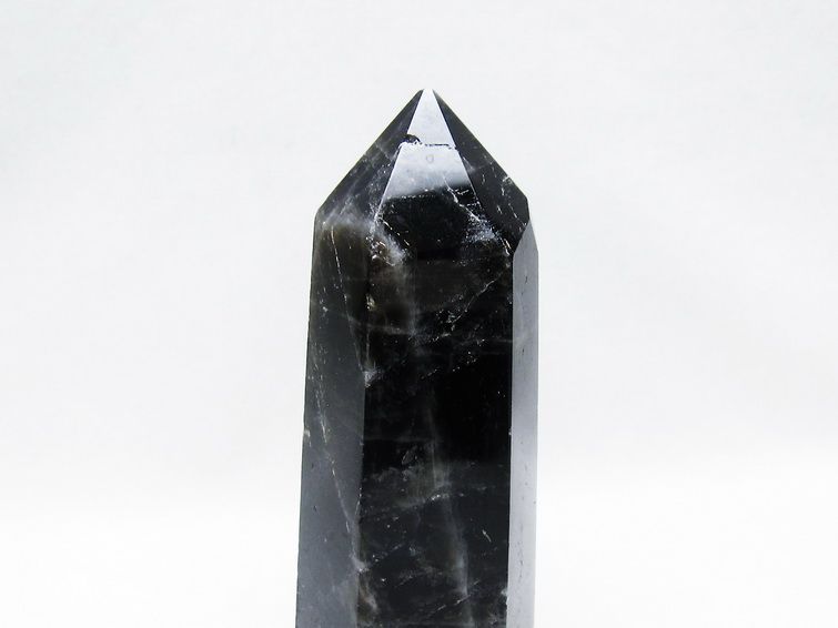 モリオン ポイント  黒水晶 六角柱 一点物 152-3956