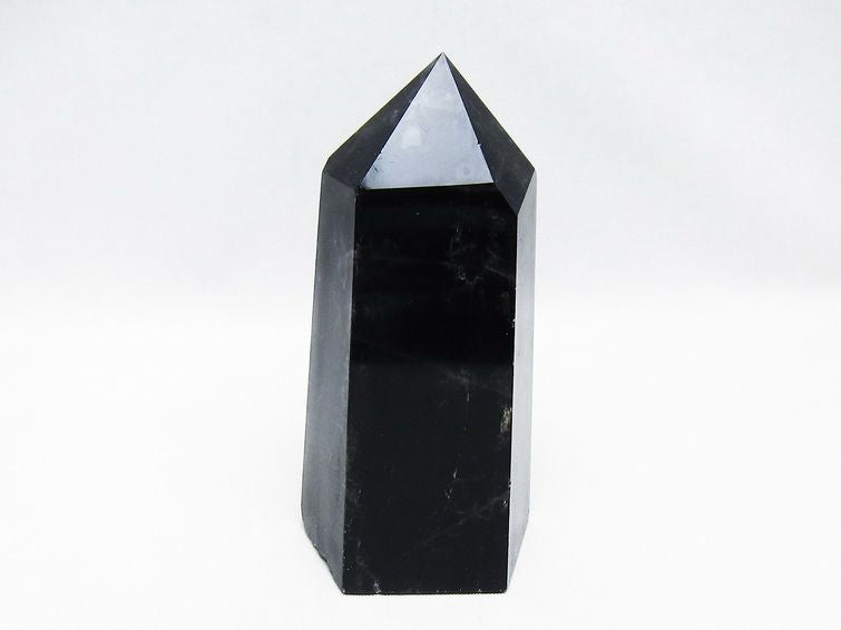 モリオン ポイント  黒水晶 六角柱 一点物 152-3957