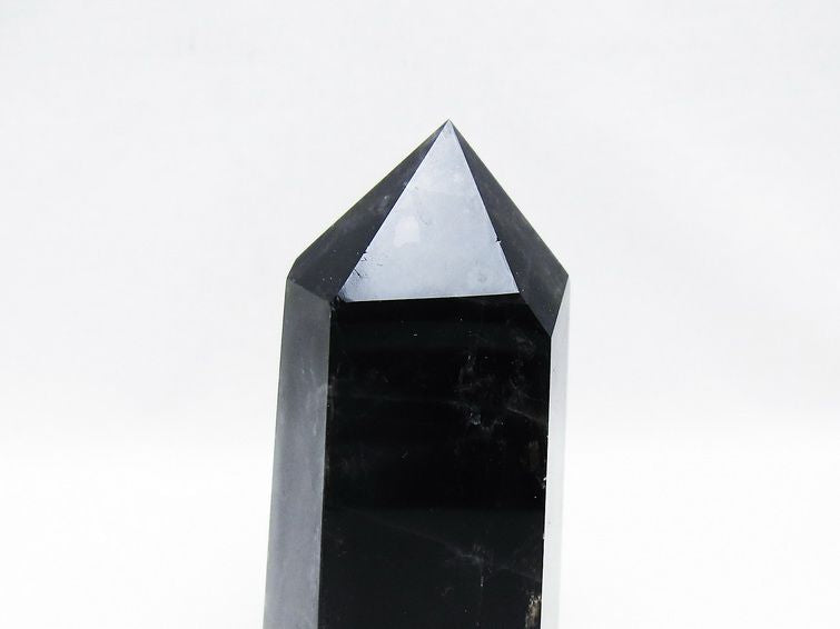モリオン ポイント  黒水晶 六角柱 一点物 152-3957