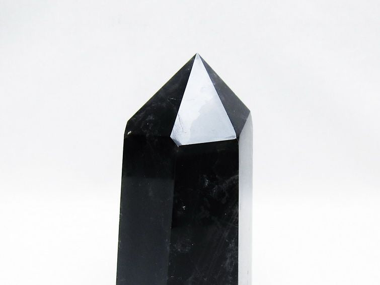 モリオン ポイント  黒水晶 六角柱 一点物 152-3957