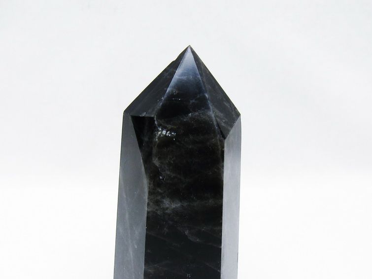 モリオン ポイント  黒水晶 六角柱 一点物 152-3958