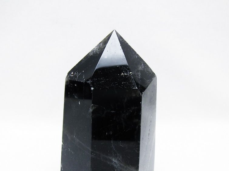 モリオン ポイント  黒水晶 六角柱 一点物 152-3959