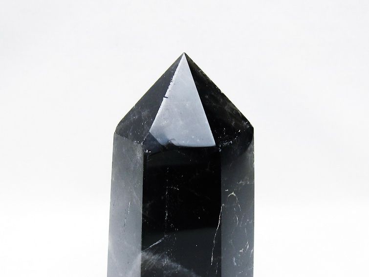 モリオン ポイント  黒水晶 六角柱 一点物 152-3959