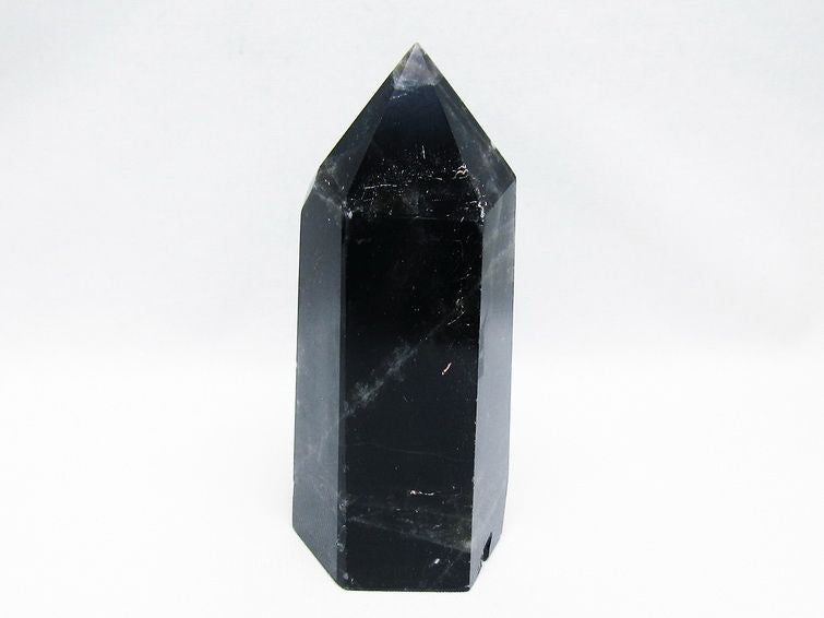 モリオン ポイント  黒水晶 六角柱 一点物 152-3960