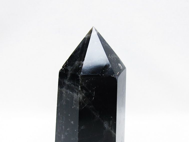 モリオン ポイント  黒水晶 六角柱 一点物 152-3960