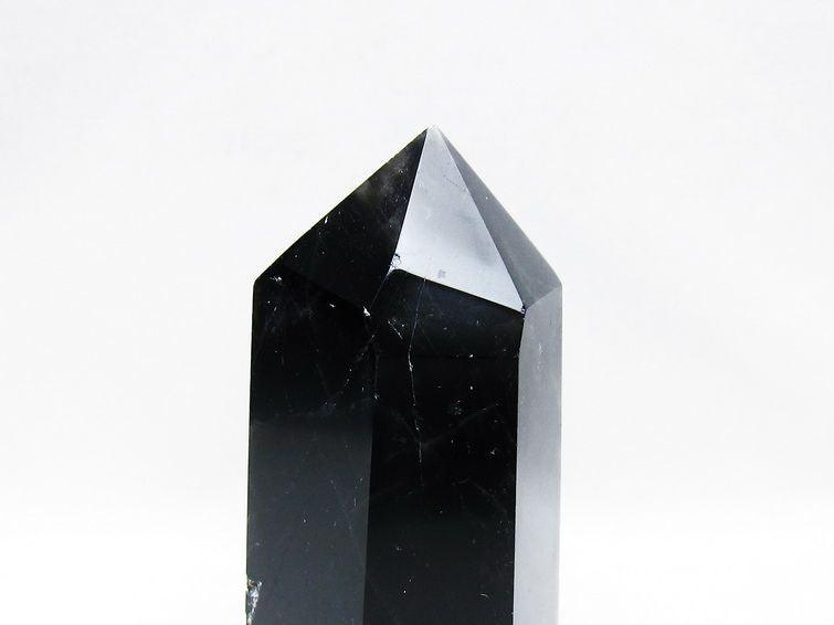 モリオン ポイント  黒水晶 六角柱 一点物 152-3961