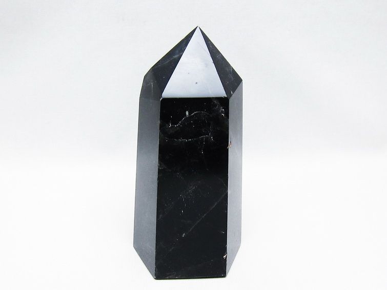 モリオン ポイント  黒水晶 六角柱 一点物 152-3962