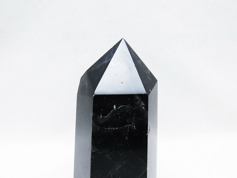 モリオン ポイント  黒水晶 六角柱 一点物 152-3962